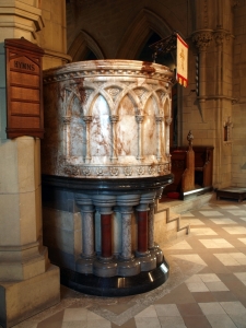The pulpit.